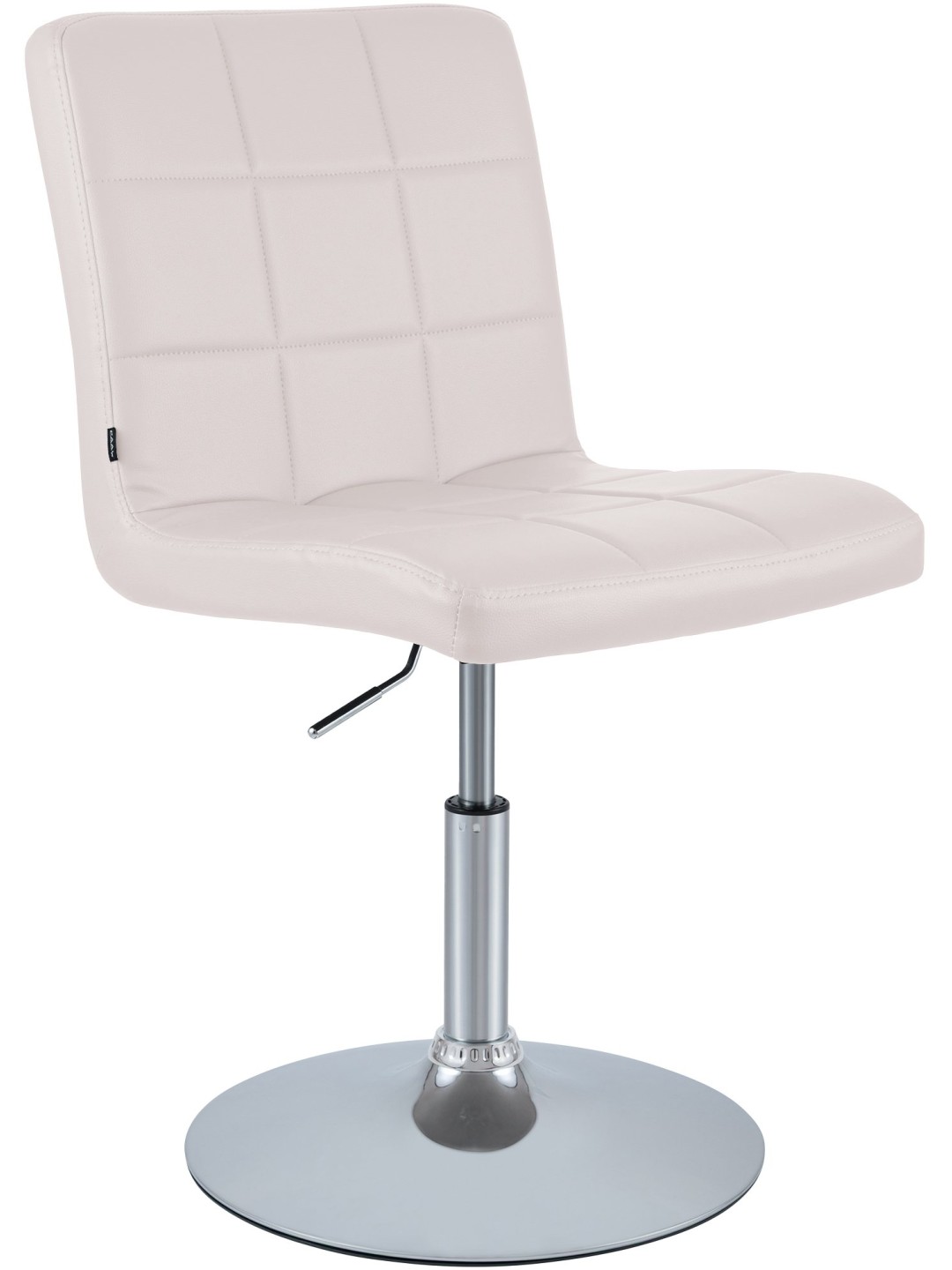 Silla Ricky símil piel, blanco