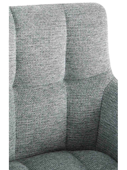 Silla de comedor Jonah tela, gris claro