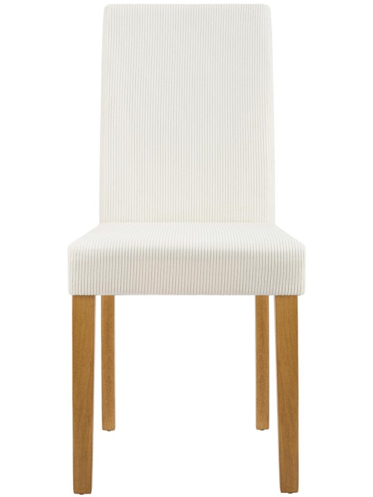 Juego de 2 sillas de comedor Ina Cord luz antigua, crema Juego de 2 sillas de comedor Ina Cord luz antigua, crema