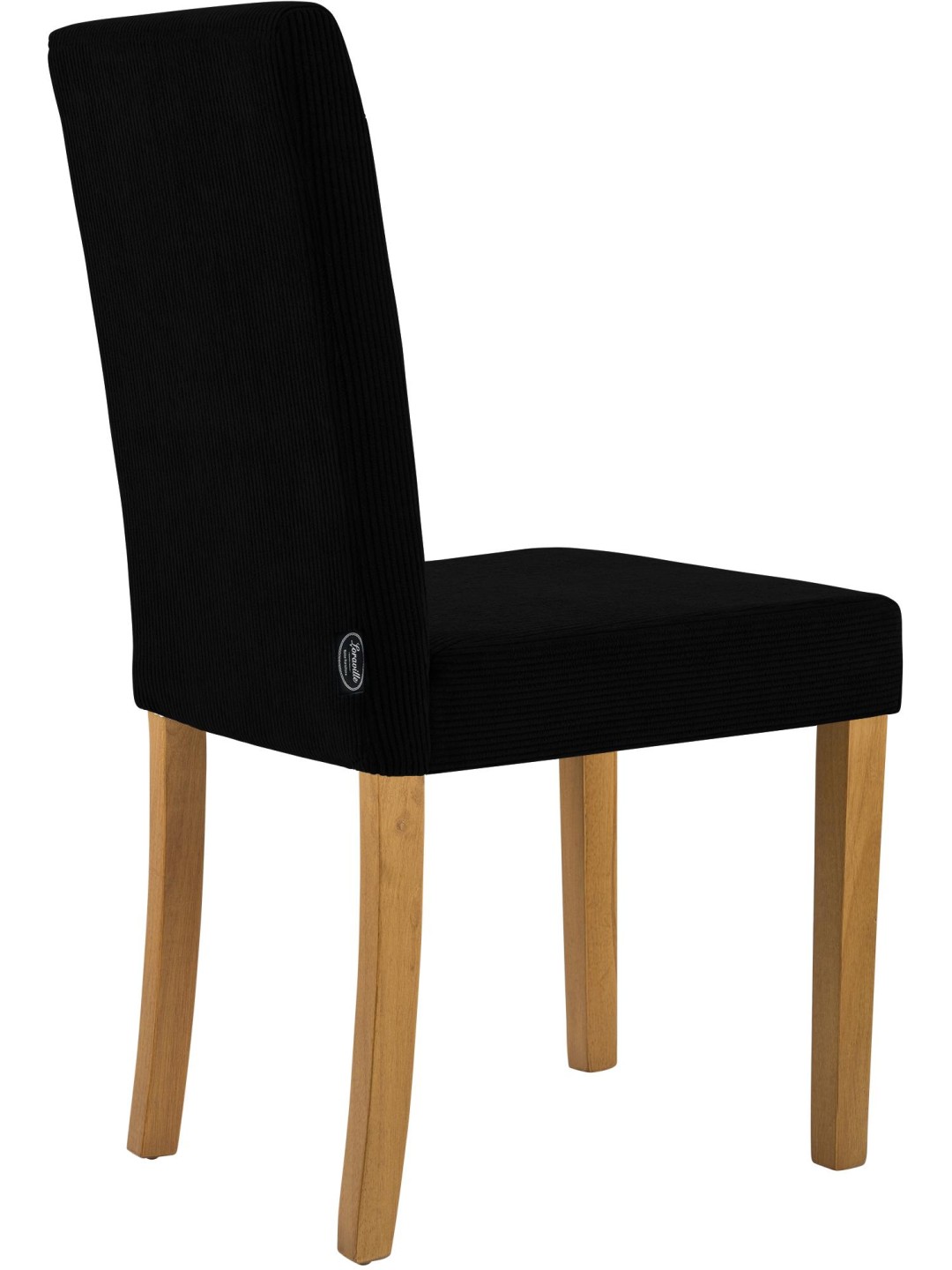 Silla de comedor Ina Cord antiguo claro, negro