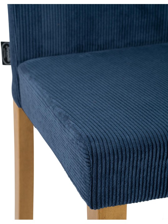 Juego de 2 sillas de comedor Ina Cord luz antigua, azul Juego de 2 sillas de comedor Ina Cord luz antigua, azul