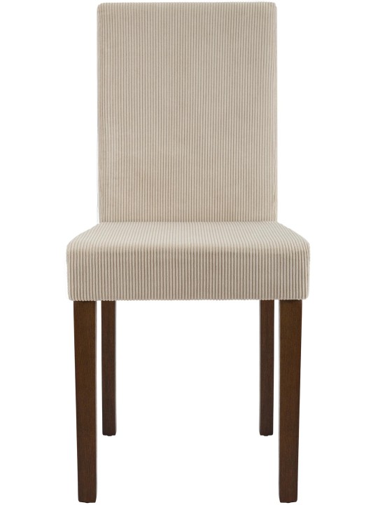 Juego de 2 sillas de comedor Ina Cordón antiguo oscuro, marrón claro Juego de 2 sillas de comedor Ina Cordón antiguo oscuro, marrón claro