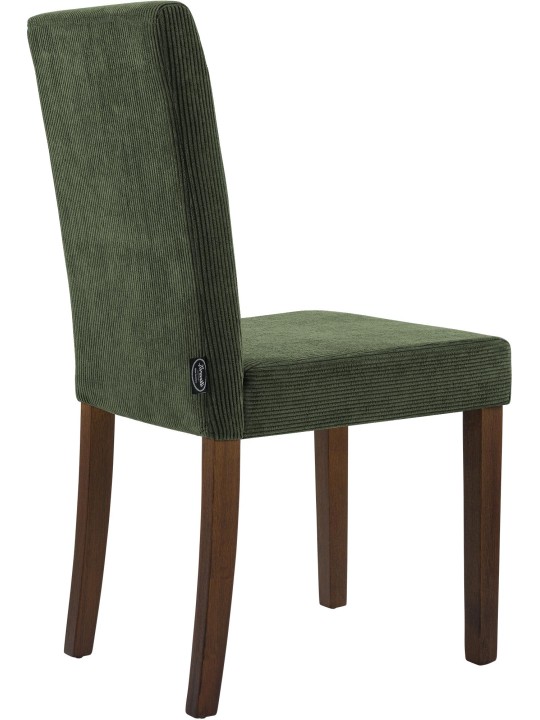 Juego de 2 sillas de comedor Ina Cordón antiguo oscuro, verde Juego de 2 sillas de comedor Ina Cordón antiguo oscuro, verde