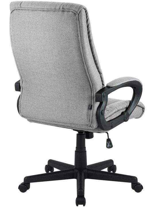 Silla de oficina XL Sparta tela, gris