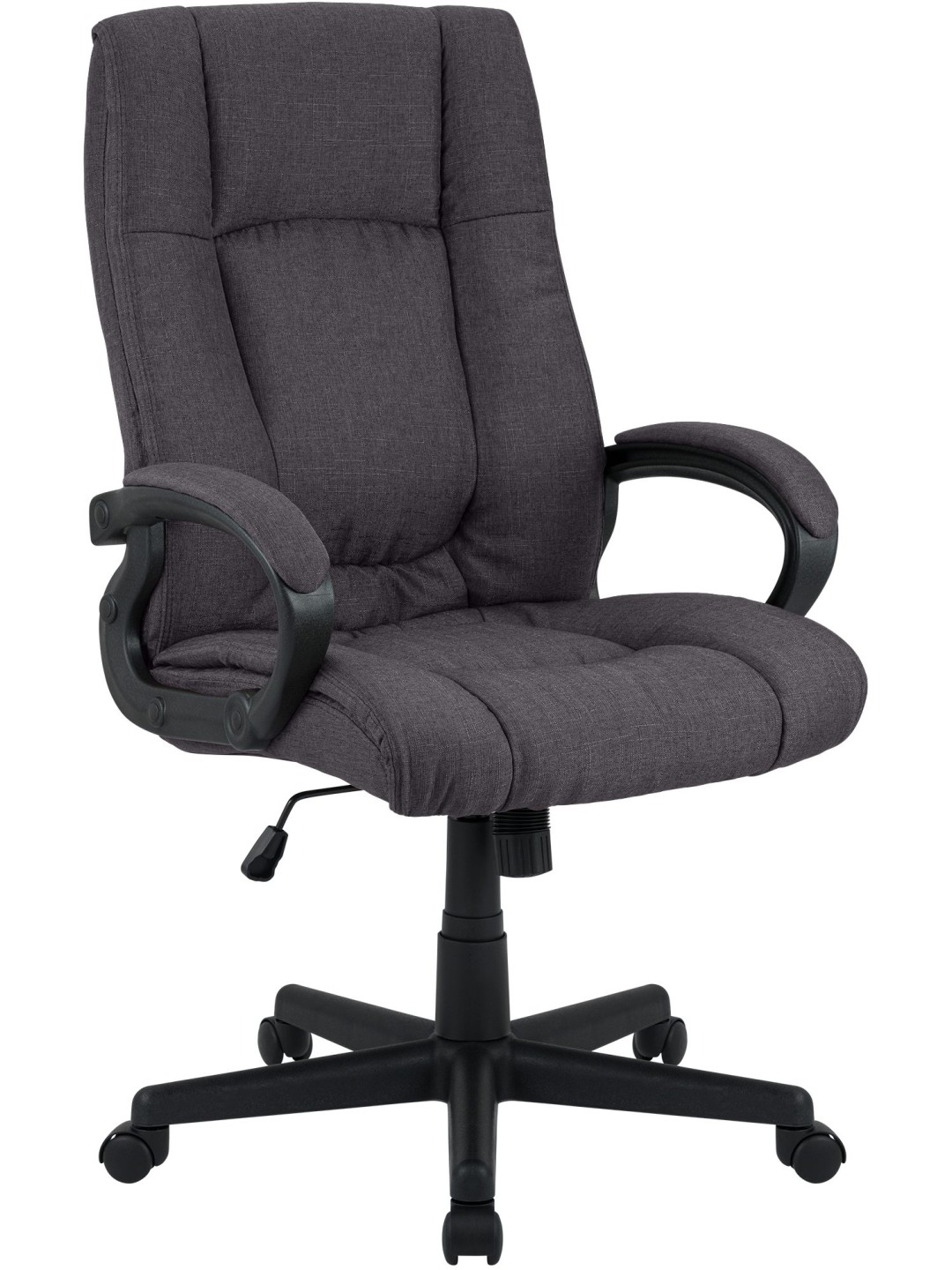 Silla de oficina XL Sparta tela, negro