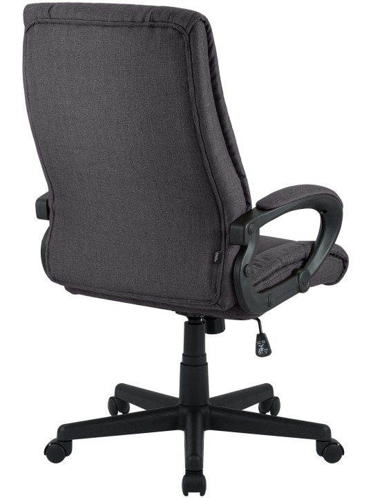 Silla de oficina XL Sparta tela, negro