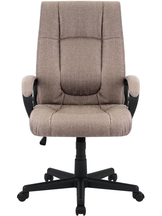 Silla de oficina XL Sparta tela, taupe
