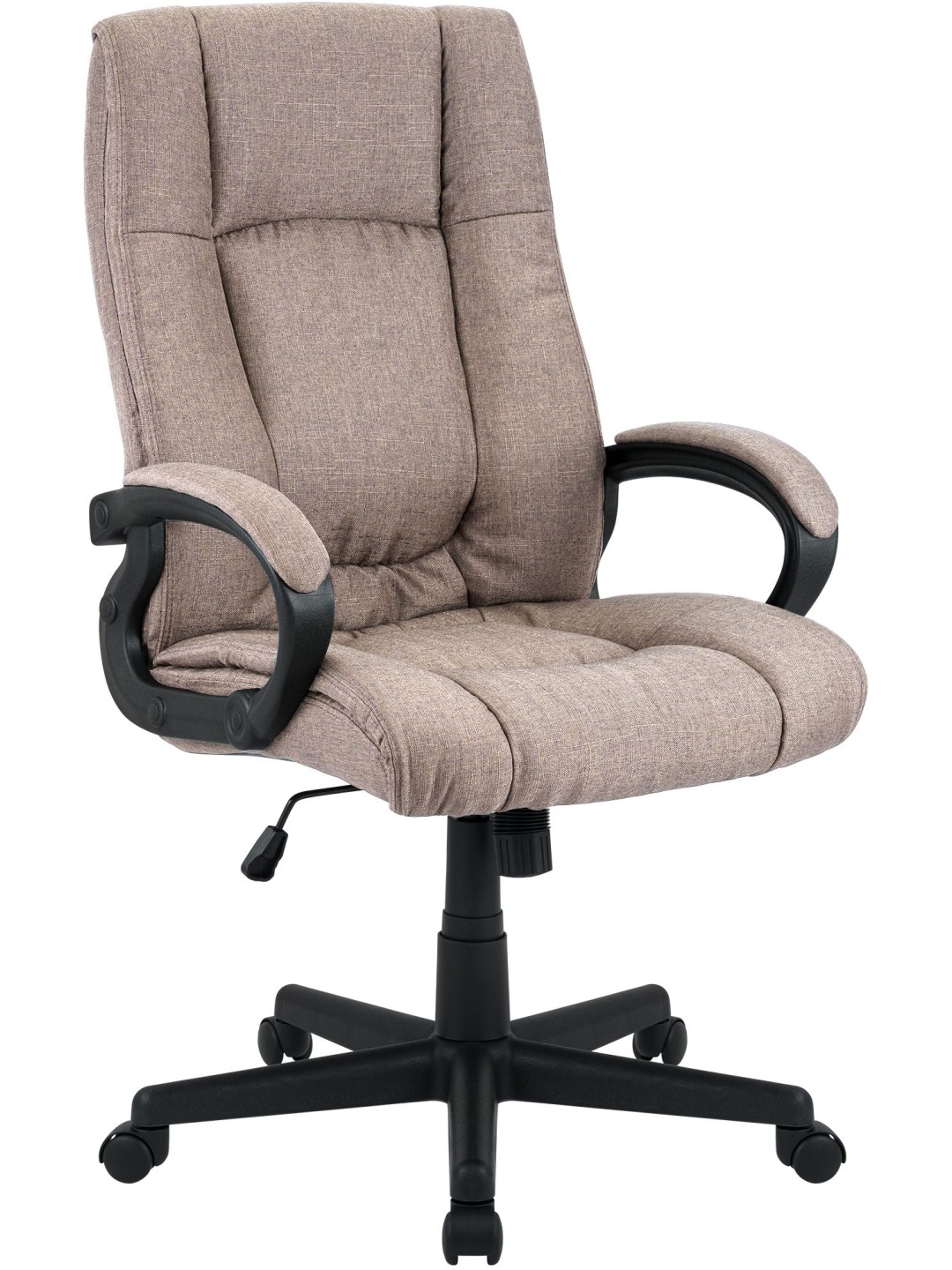Silla de oficina XL Sparta tela, taupe
