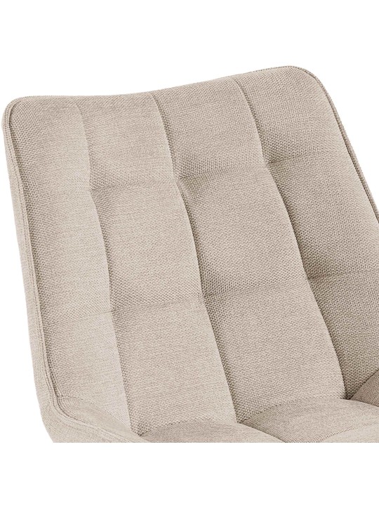 Silla Colby tela, crema