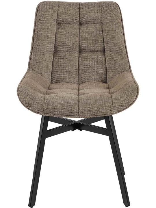 Silla Colby tela, taupe