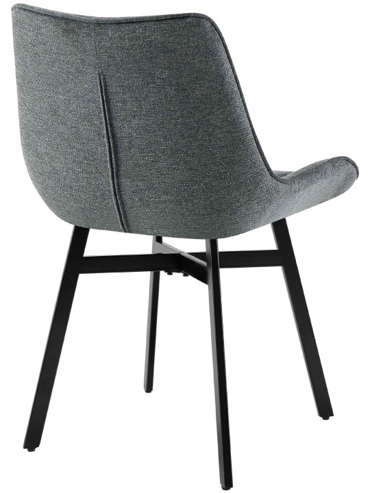 Silla Colby tela, gris oscuro Silla Colby tela, gris oscuro