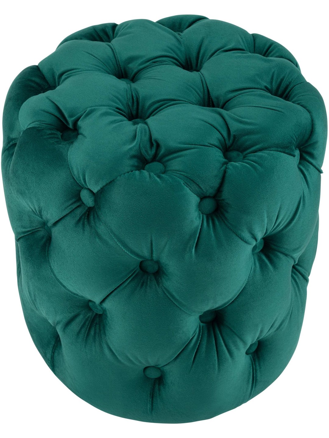 Taburete Drancy Terciopelo M, verde oscuro