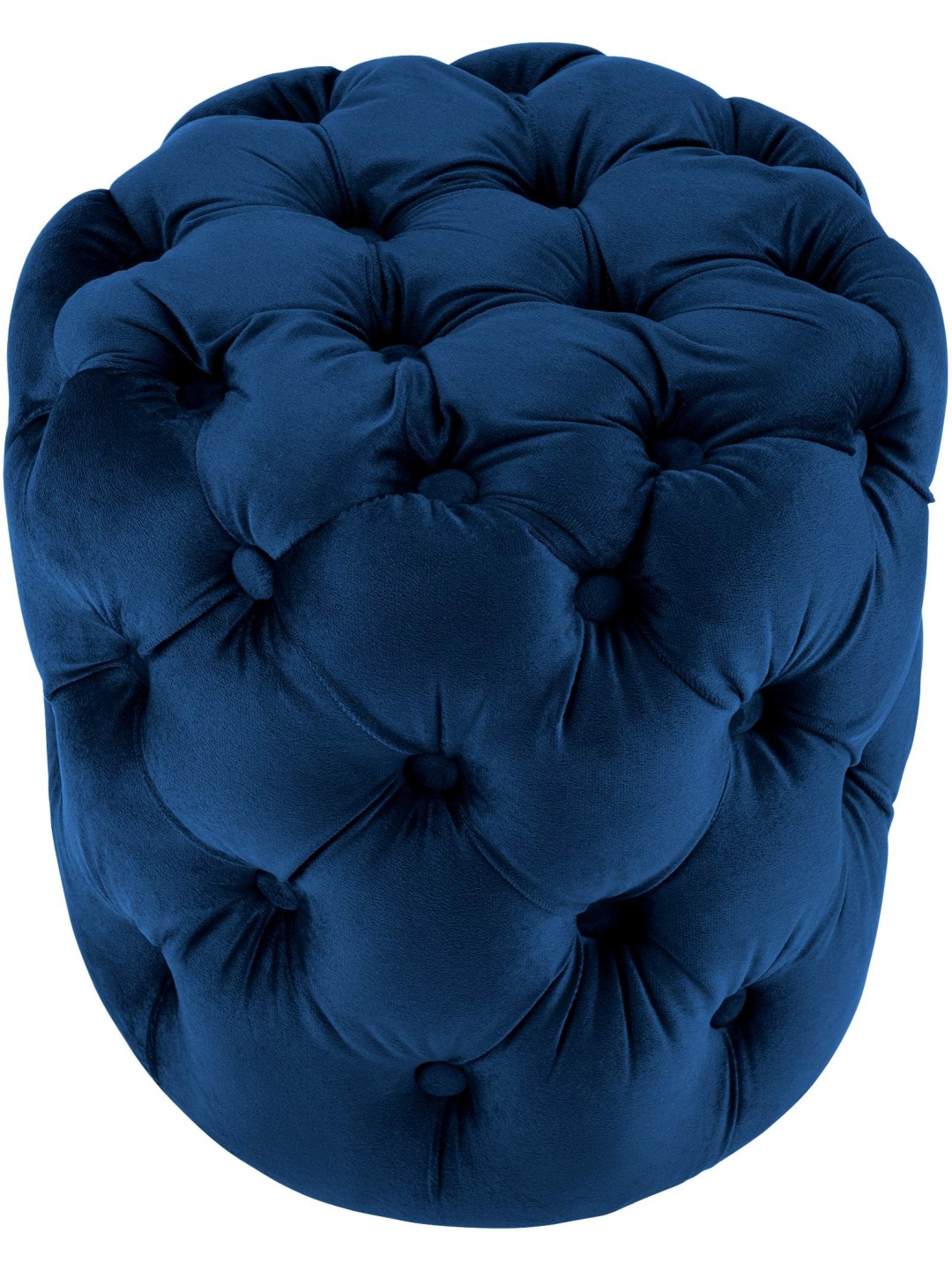 Taburete Drancy Terciopelo M, azul