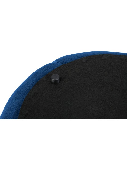Taburete Drancy Terciopelo M, azul