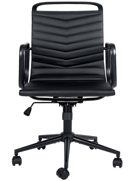 Silla de oficina Bakers piel sintética, negro