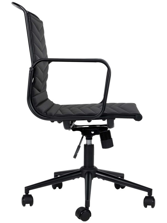 Silla de oficina Bakers piel sintética, negro