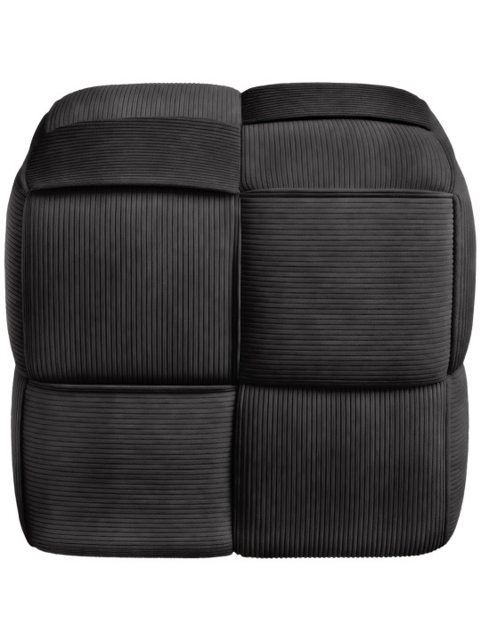 Taburete Forinta Cordón, gris oscuro