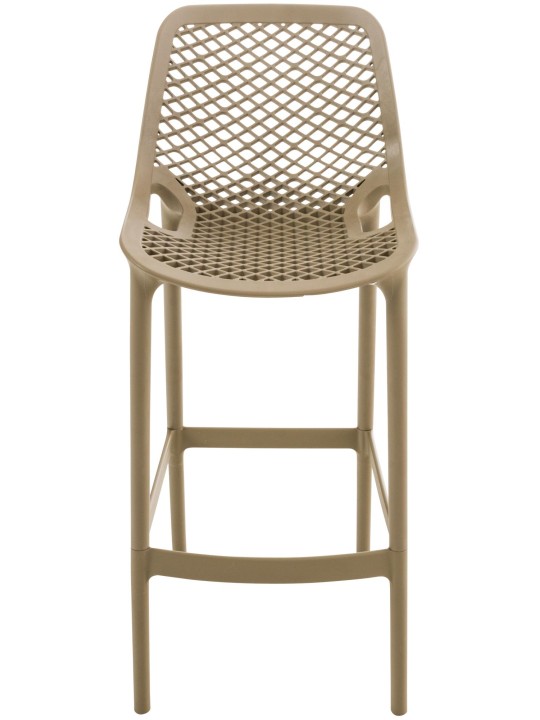 Juego de 2 taburetes de bar Air, color fango