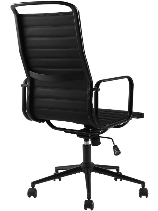 Silla de oficina Nelson piel sintética, negro