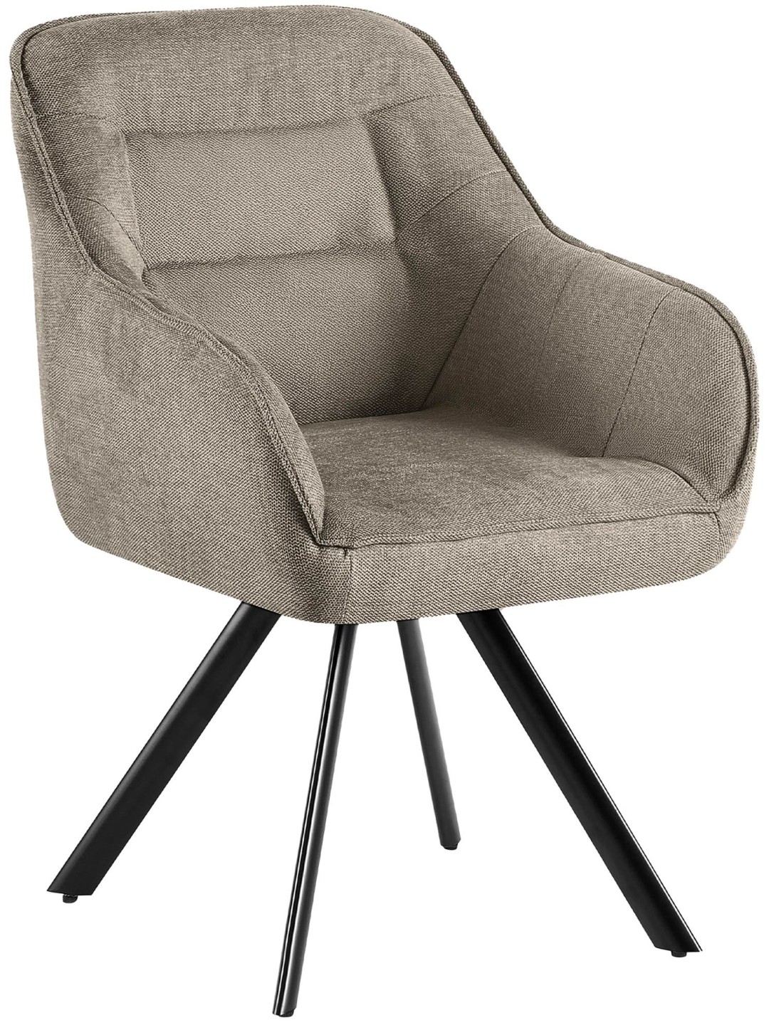 Silla Pettuli tela, taupe