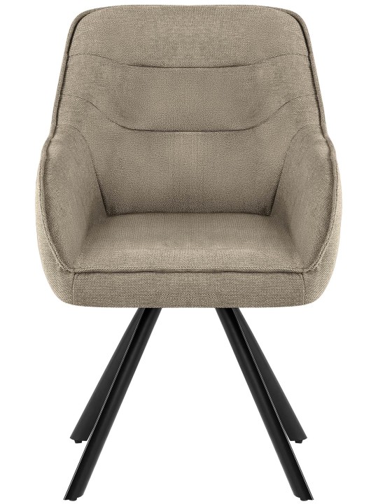 Silla Pettuli tela, taupe