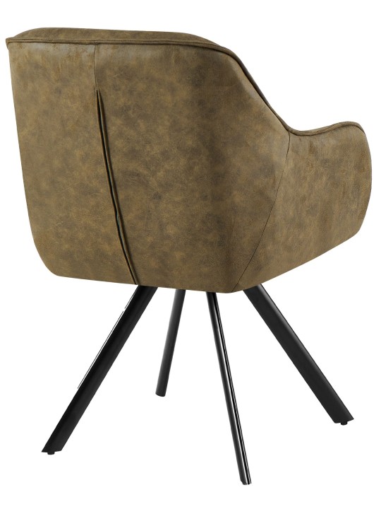 Silla Pettuli Vintage, verde antiguo