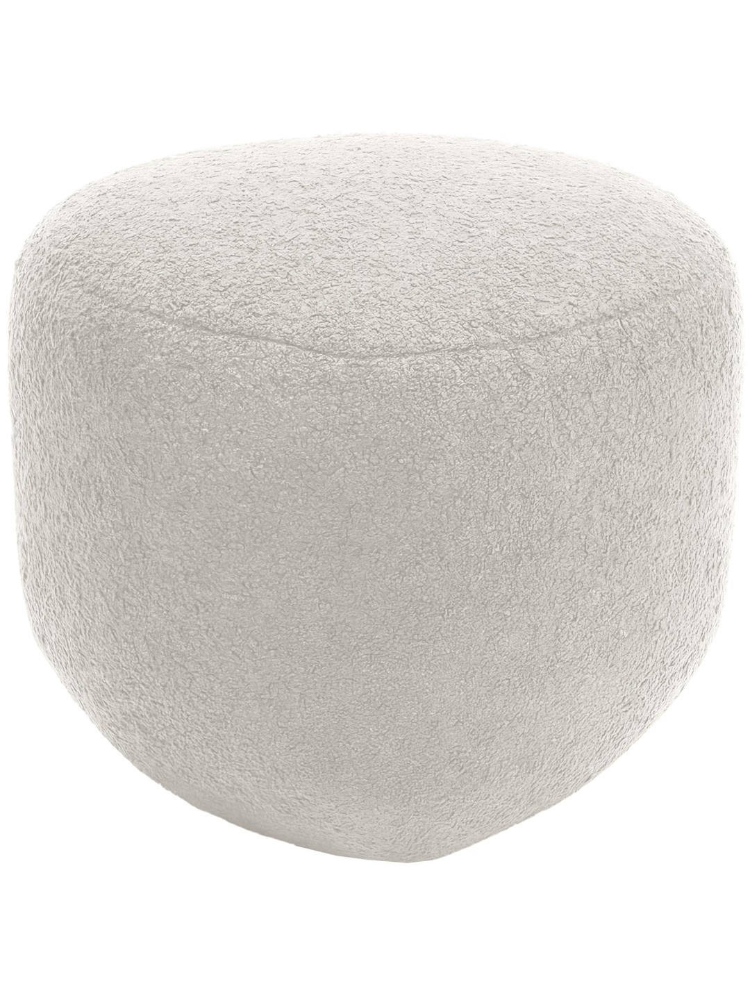 Taburete Alfrisa Teddy, crema