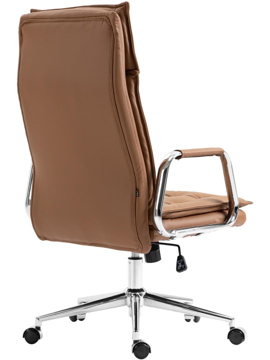 Silla de oficina Sotira cuero genuino, marrón claro Silla de oficina Sotira cuero genuino, marrón claro