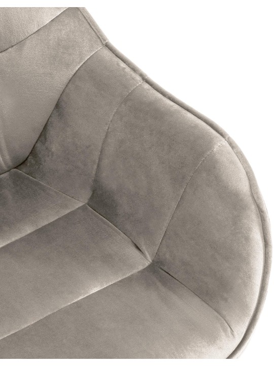 Silla Russel terciopelo, gris Silla Russel terciopelo, gris