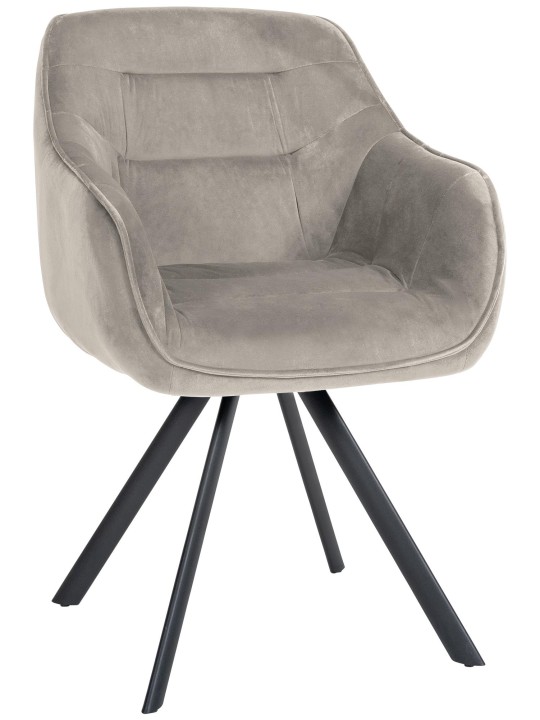 Silla Russel terciopelo, gris Silla Russel terciopelo, gris