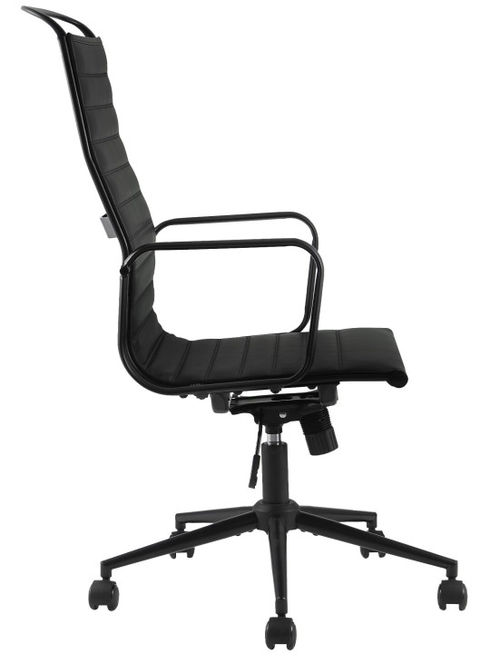 Silla de oficina Nelson piel sintética, negro