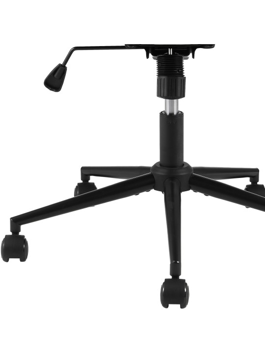 Silla de oficina Nelson piel sintética, negro