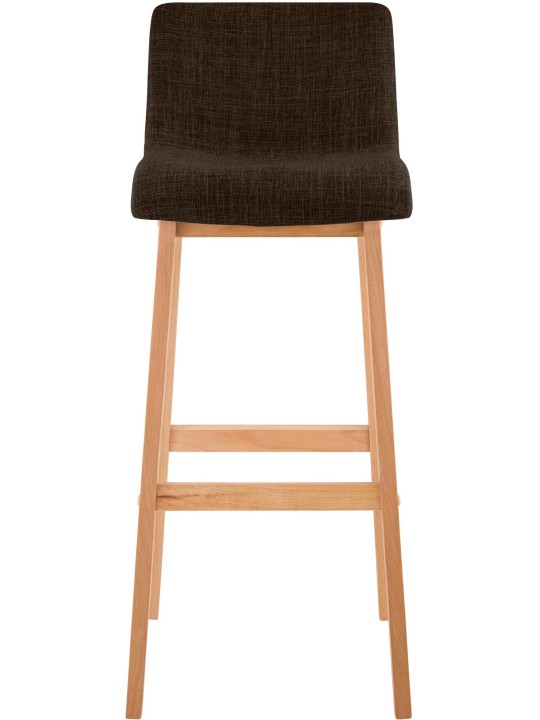 Taburete de bar Hoover tela Natura, marrón