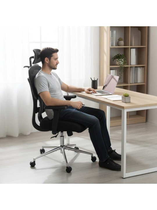 Silla de oficina Lothenda, negro