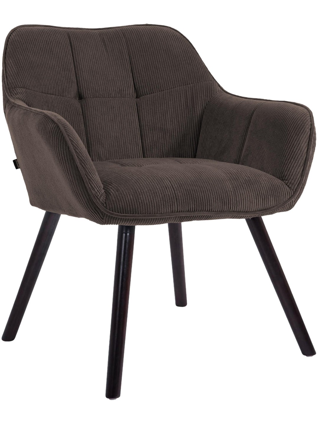 Silla de comedor Vienna Cord, marrón