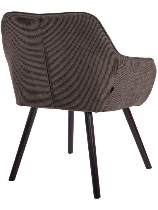 Silla de comedor Vienna Cord, marrón