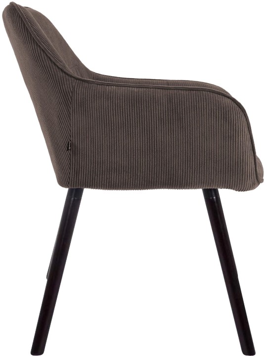 Silla de comedor Vienna Cord, marrón