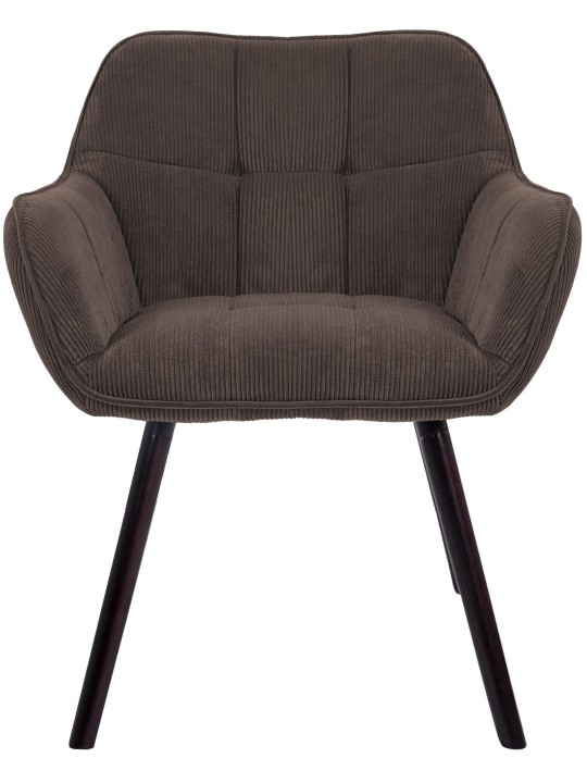 Silla de comedor Vienna Cord, marrón